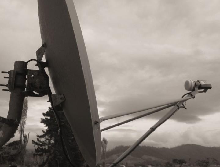 SKY dish mounts needs cropping and shading to hide imperfections